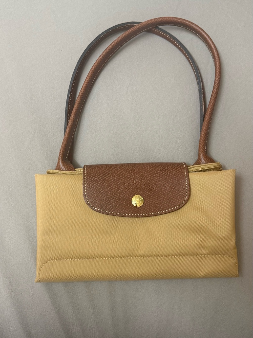 Longchamp Medium Beige Shoulder Bag - NEW Unused